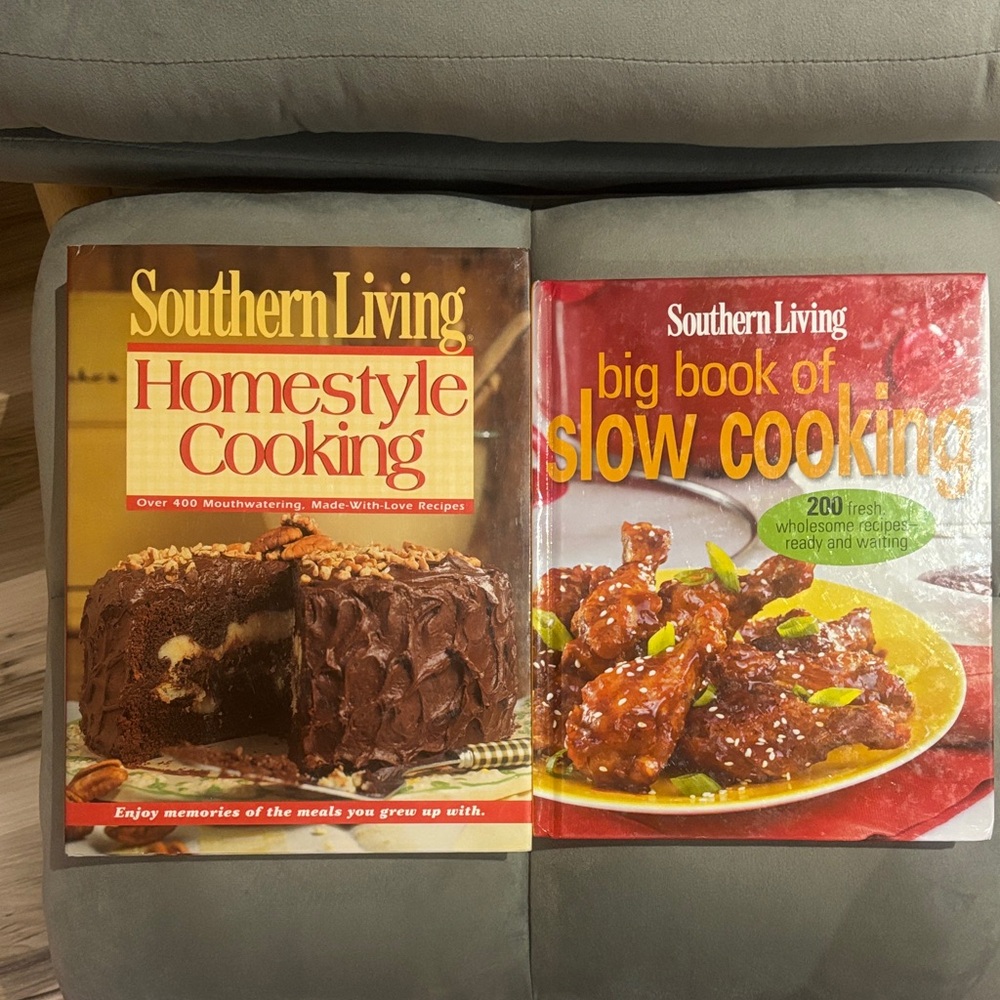 Lot of 2 Southern Living Cookbooks